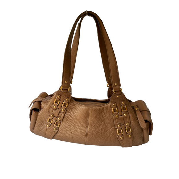 Cole Haan Village F05 Metallic Tan Metallic Handbag - Picture 1 of 11